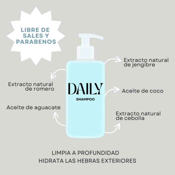 ingredientes de shampoo daily